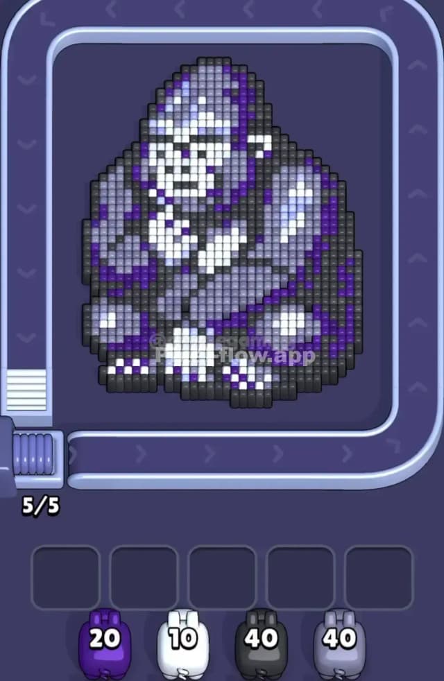 Pixel Flow Level 1851 Gameplay