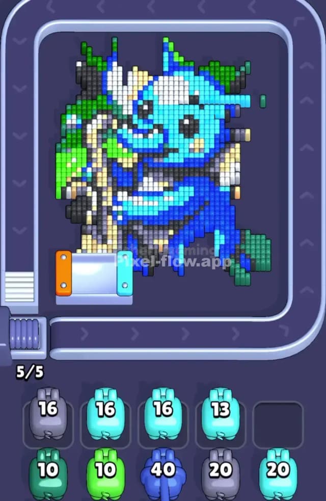 Pixel Flow Level 1900 Solution 1