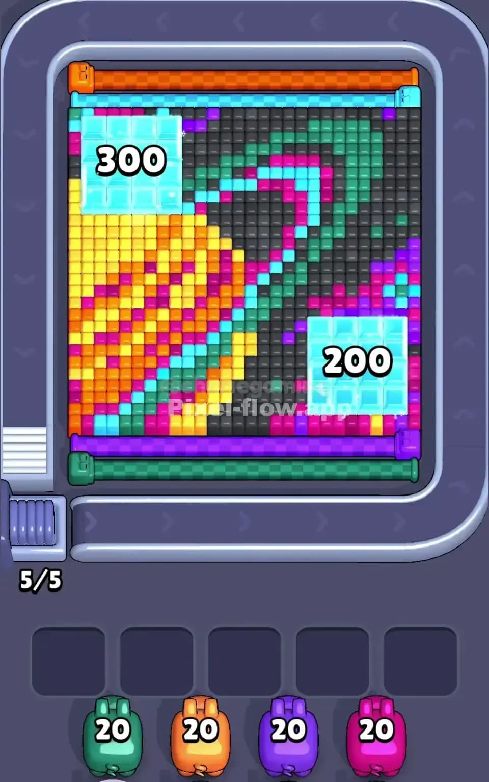 Pixel Flow Level 465 Screenshot