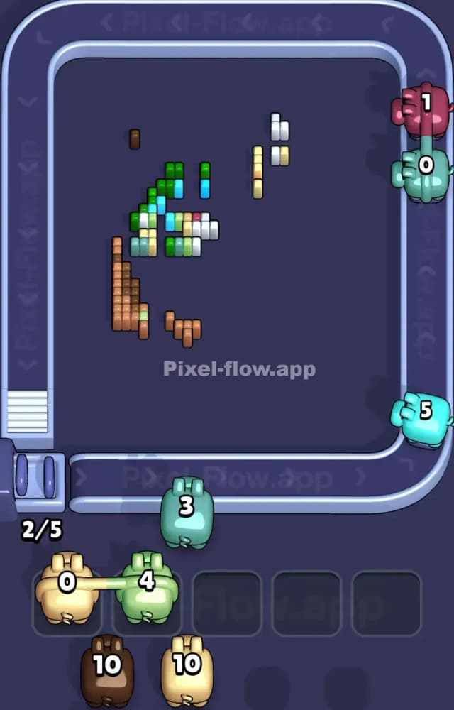Pixel Flow Level 1499 Solution 3