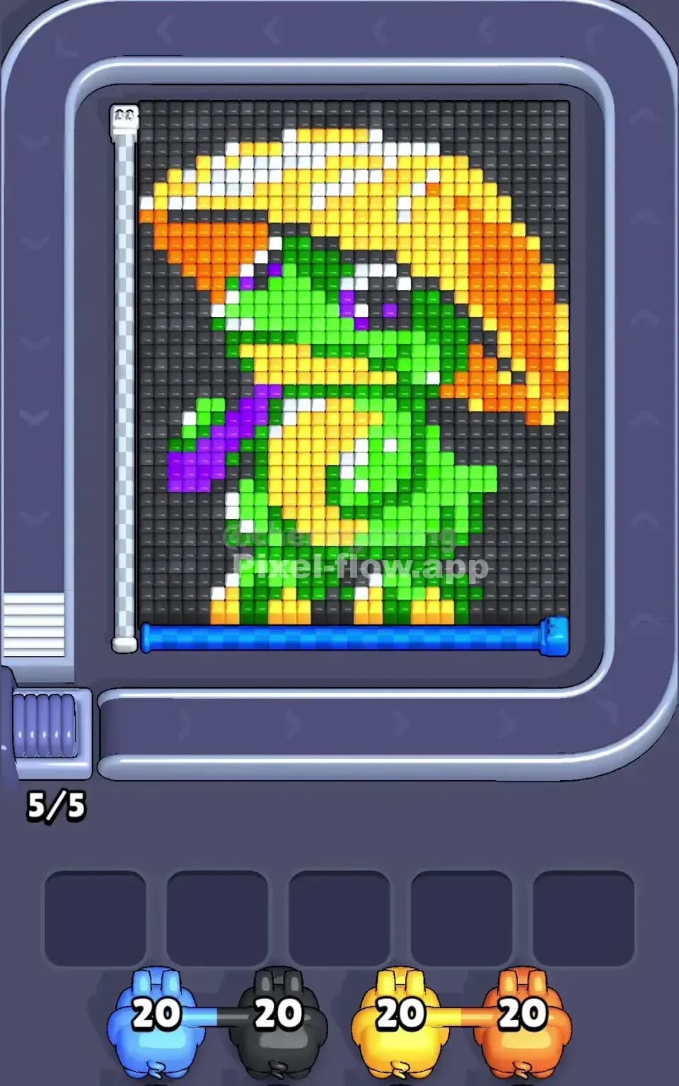 Pixel Flow Level 456 Screenshot