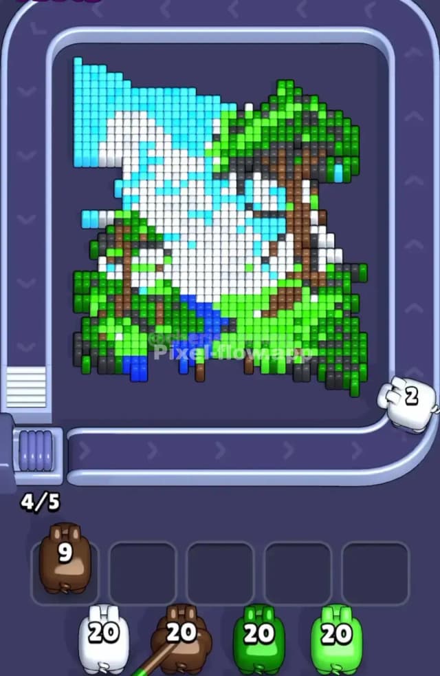 Pixel Flow Level 1688 Solution 1