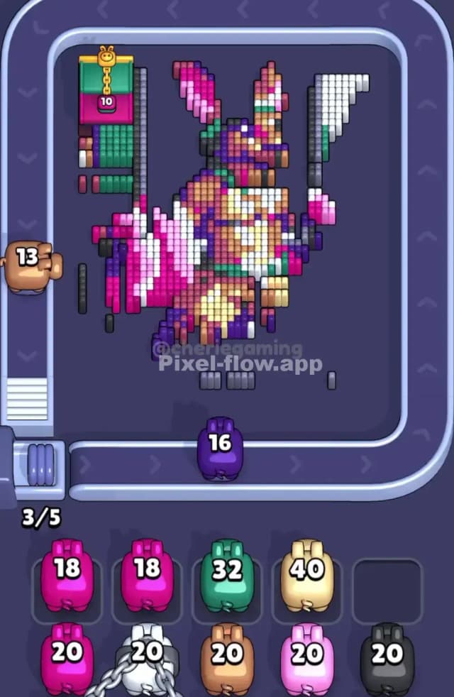 Pixel Flow Level 1832 Solution 2