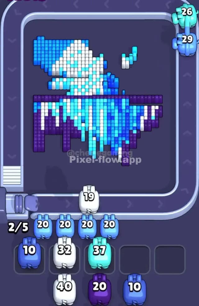 Pixel Flow Level 1634 Solution 2