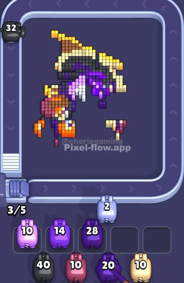 Pixel Flow Level 1807 Solution 2