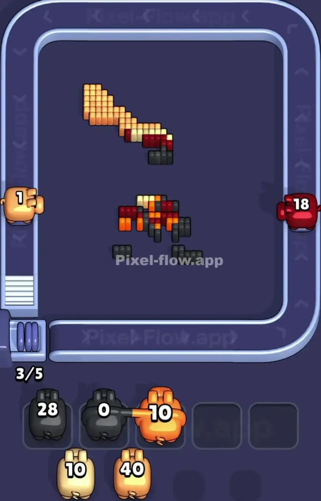 Pixel Flow Level 1406 Solution 3