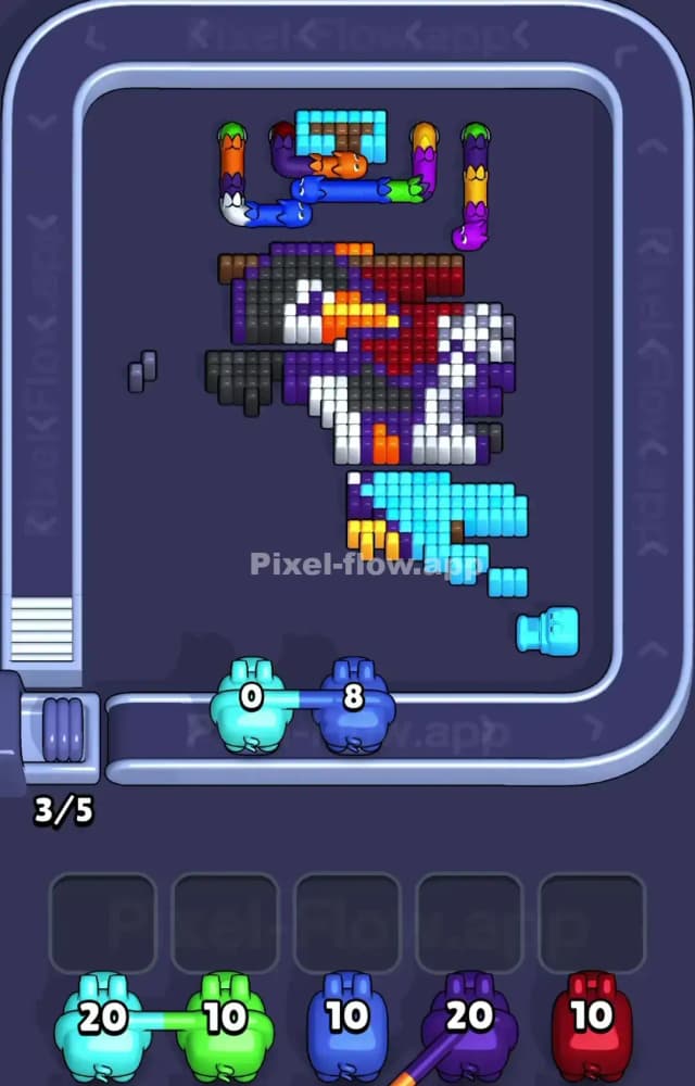 Pixel Flow Level 1464 Solution 2