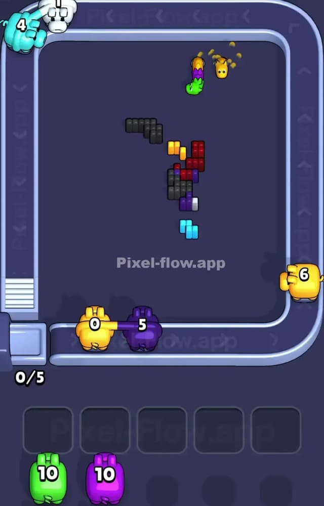Pixel Flow Level 1464 Solution 3