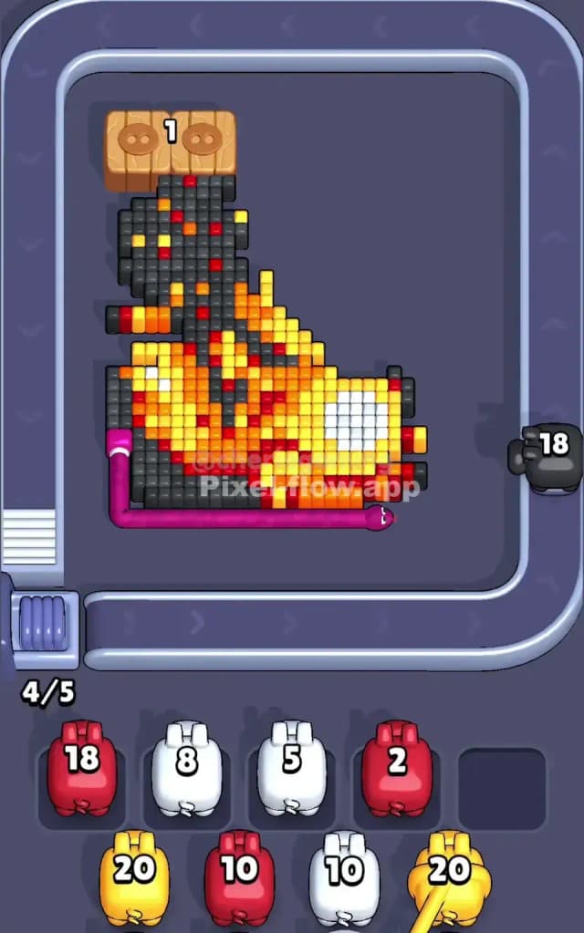 Pixel Flow Level 527 Solution 2