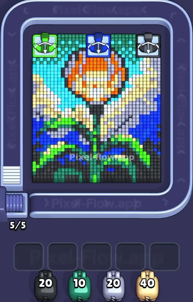 Pixel Flow Level 1536 Gameplay
