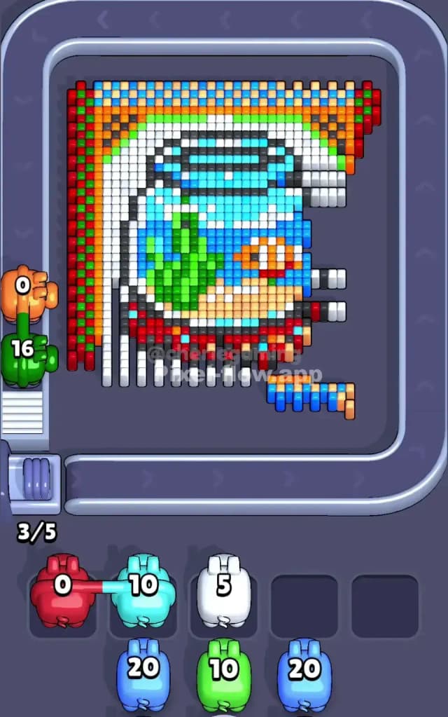 Pixel Flow Level 712 Solution 1