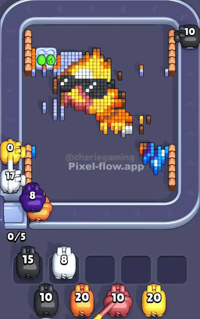 Pixel Flow Level 513 Solution 2