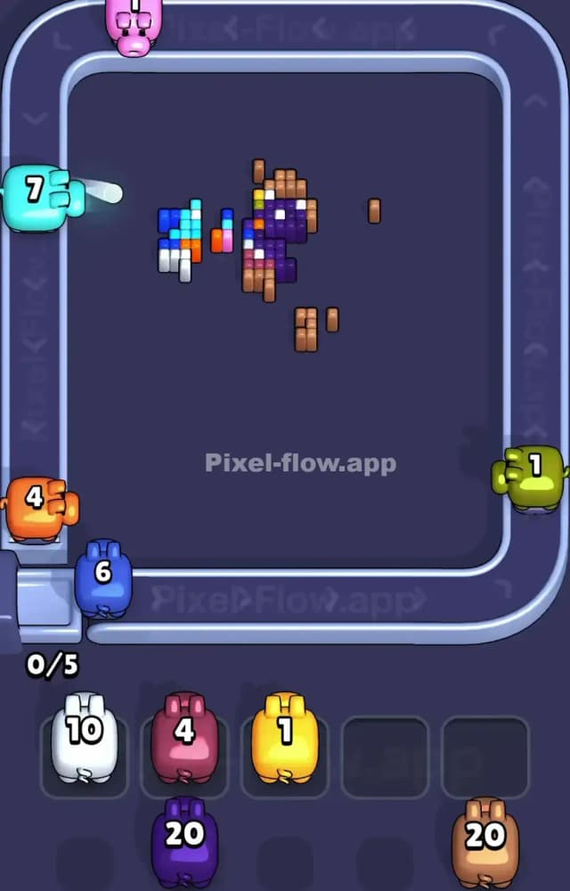 Pixel Flow Level 1535 Solution 3