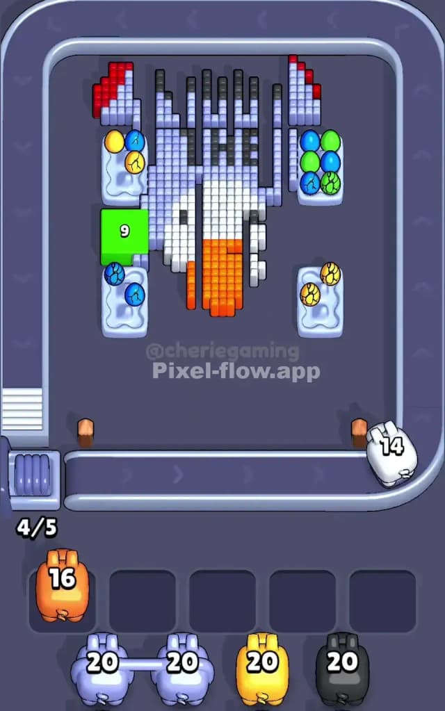 Pixel Flow Level 762 Solution 3