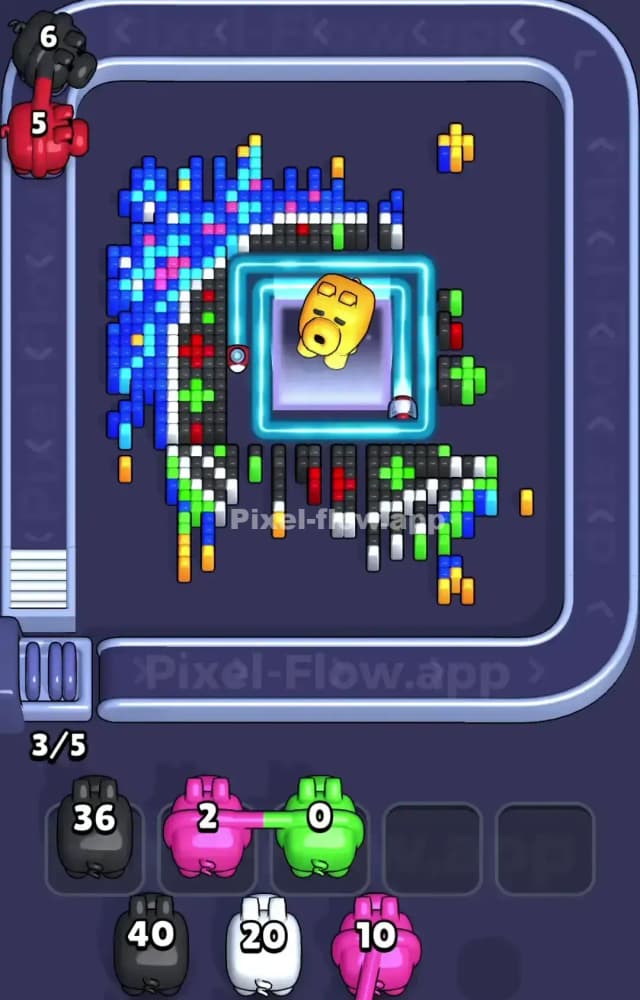 Pixel Flow Level 1033 Solution 2