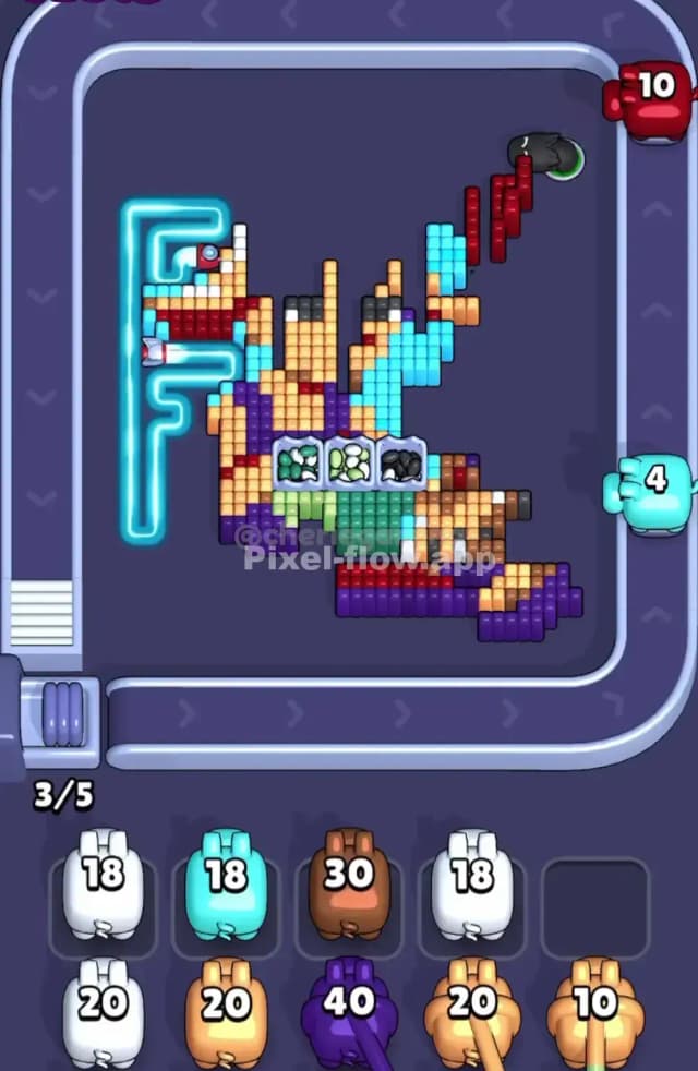 Pixel Flow Level 1770 Solution 2