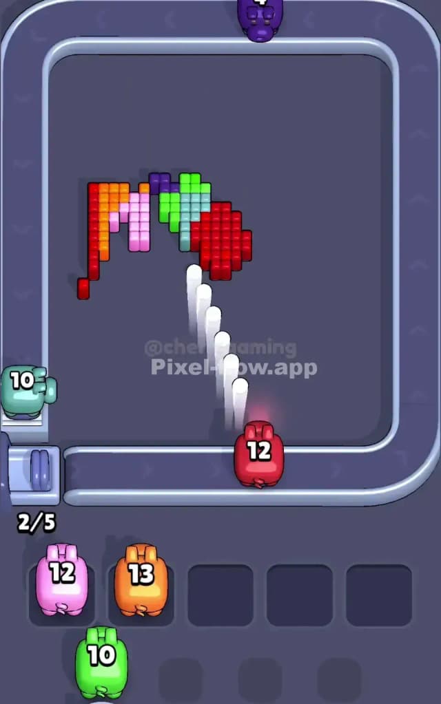 Pixel Flow Level 514 Solution 3