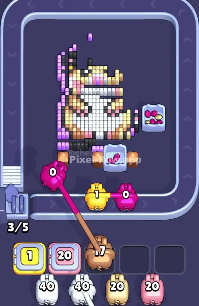 Pixel Flow Level 1873 Solution 2