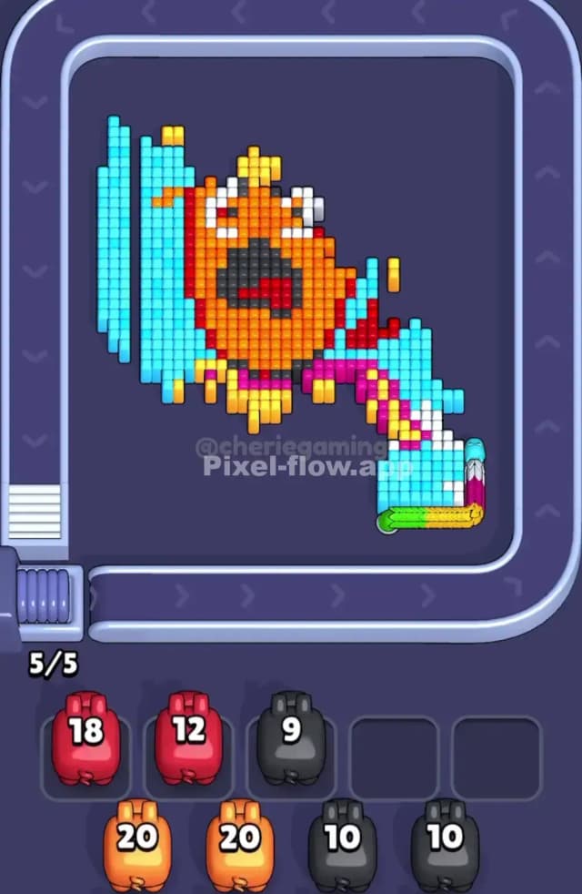 Pixel Flow Level 1848 Solution 2