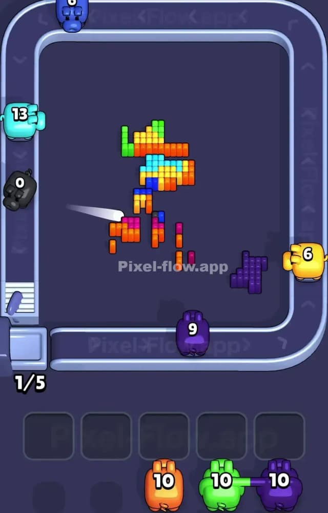 Pixel Flow Level 1162 Solution 3