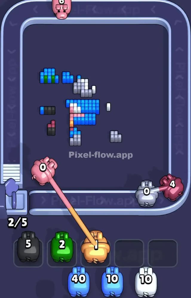 Pixel Flow Level 1517 Solution 3