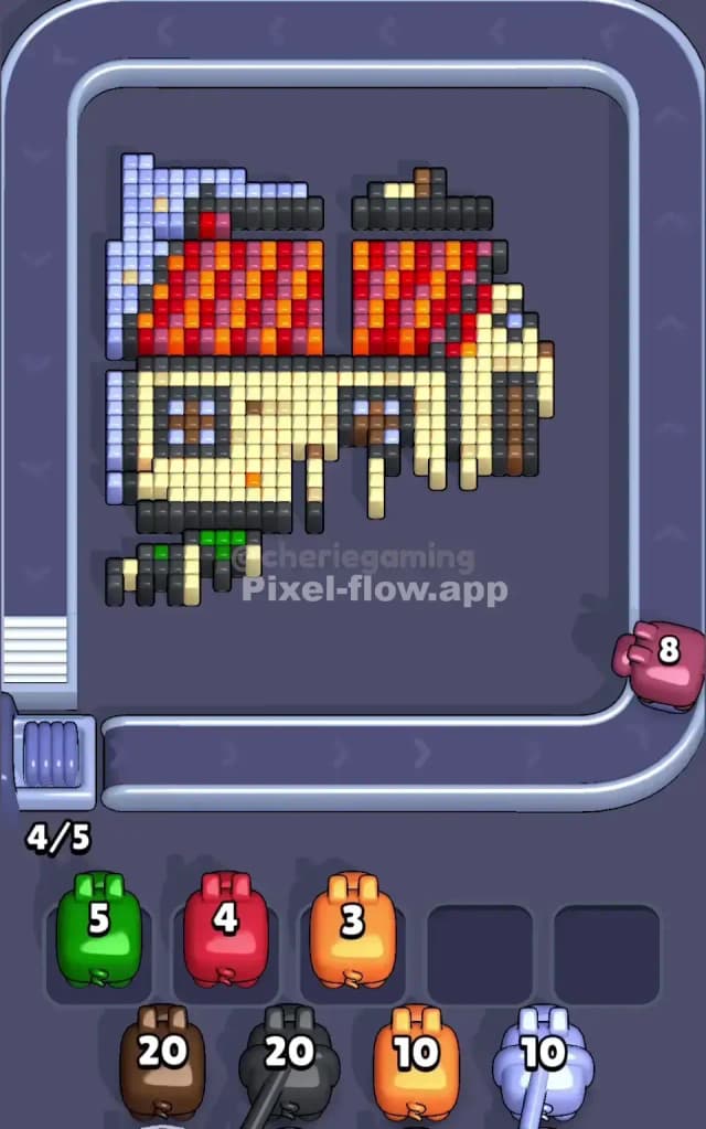 Pixel Flow Level 346 Solution 2
