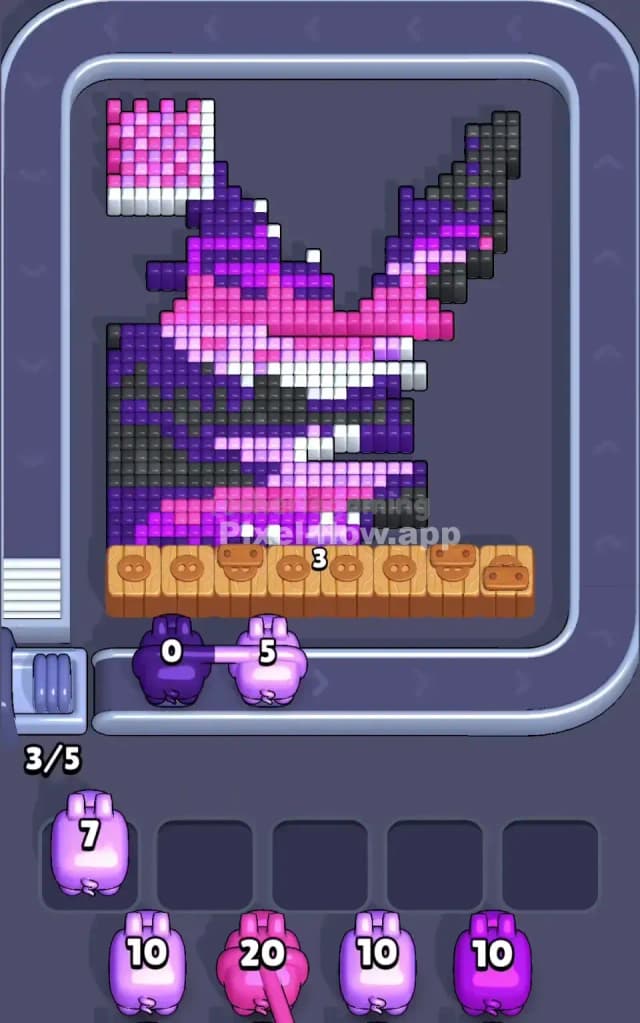 Pixel Flow Level 751 Solution 2
