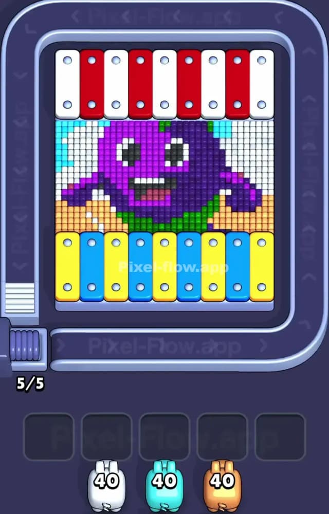 Pixel Flow Level 1461 Gameplay