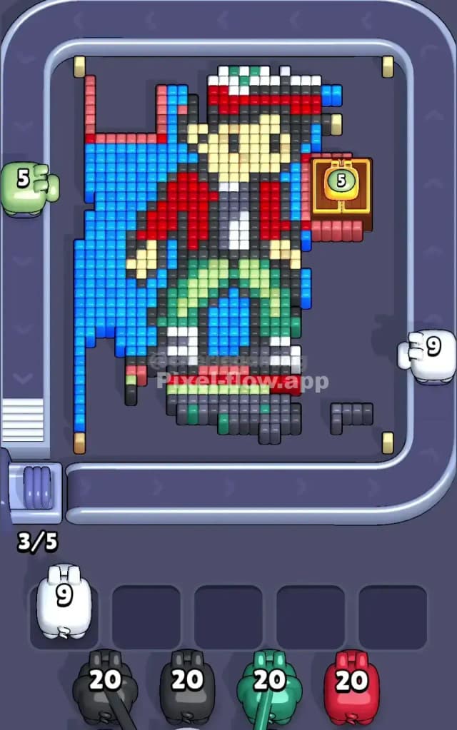 Pixel Flow Level 510 Solution 1