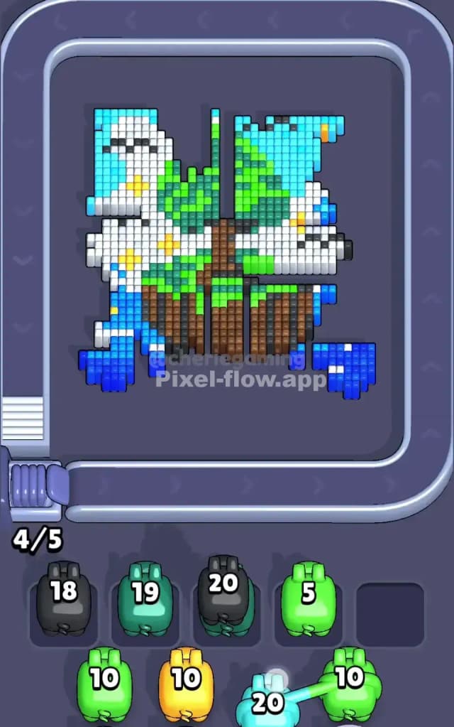 Pixel Flow Level 720 Solution 1