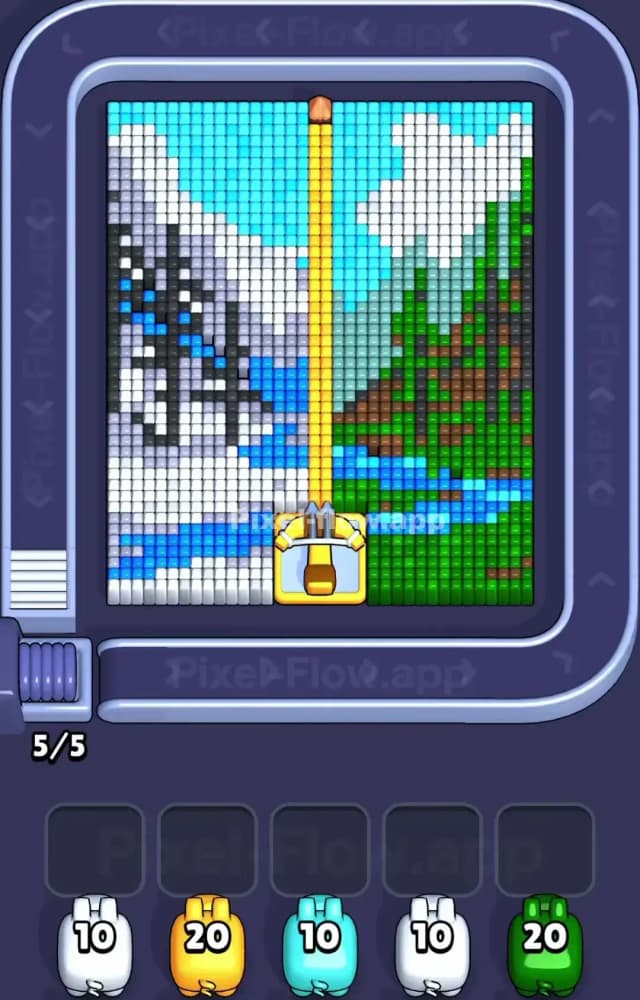 Pixel Flow Level 1572 Gameplay
