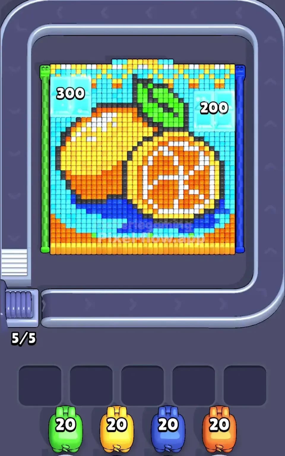 Pixel Flow Level 498 Screenshot