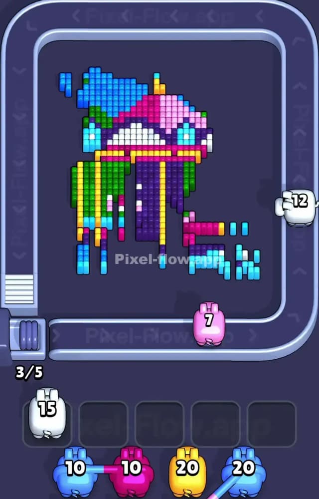 Pixel Flow Level 1443 Solution 2