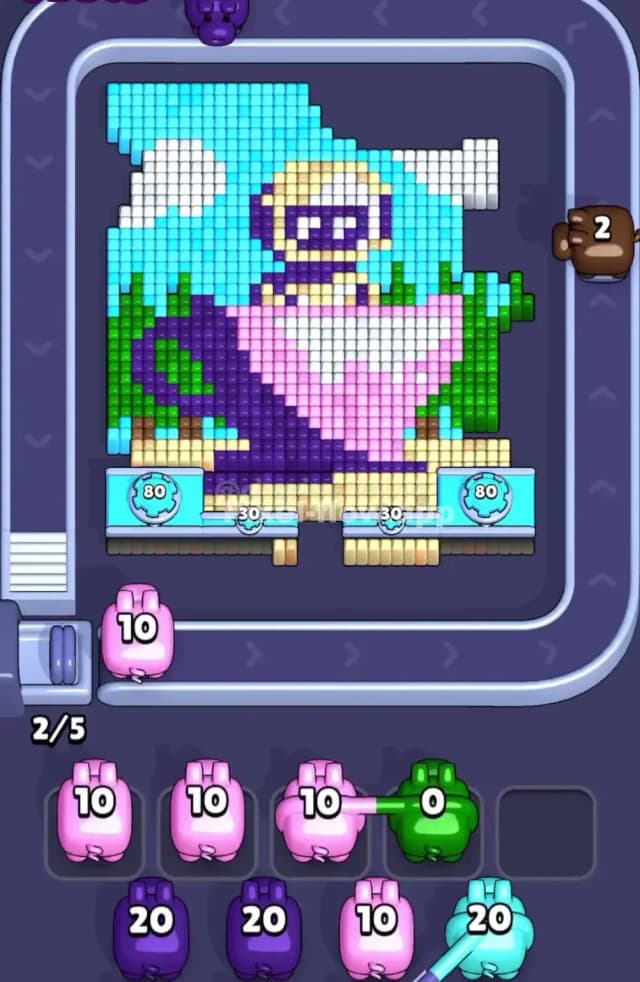 Pixel Flow Level 1693 Solution 1
