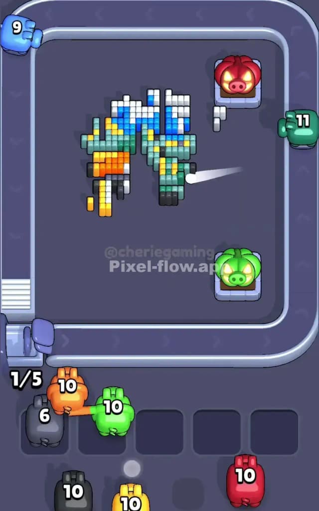 Pixel Flow Level 767 Solution 3