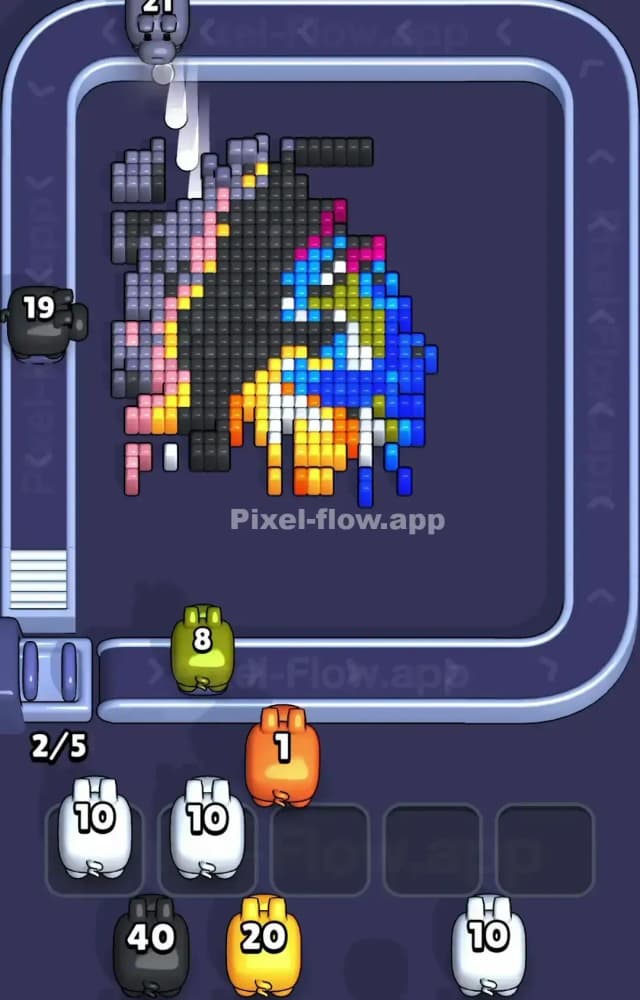 Pixel Flow Level 1452 Solution 2