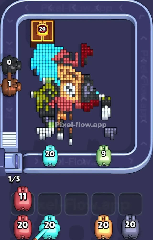 Pixel Flow Level 1509 Solution 2