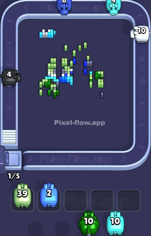 Pixel Flow Level 1523 Solution 3