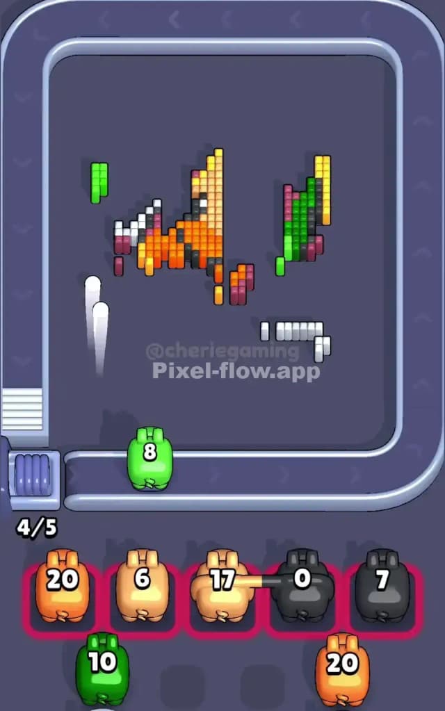 Pixel Flow Level 691 Solution 3