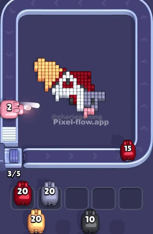 Pixel Flow Level 1831 Solution 2