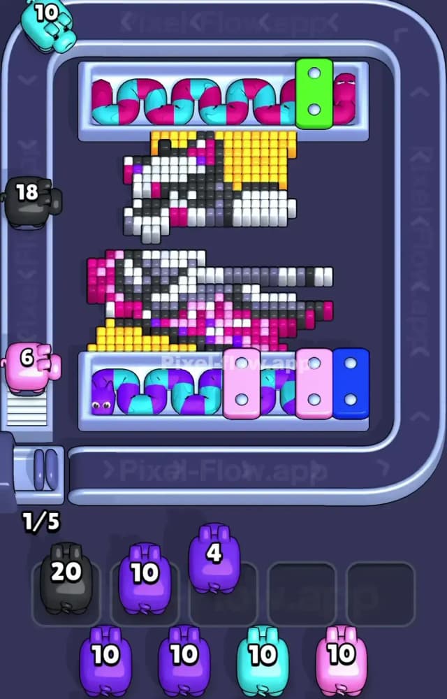 Pixel Flow Level 1403 Solution 2