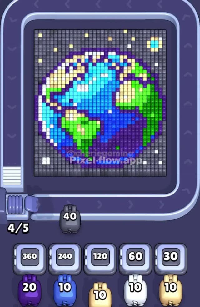 Pixel Flow Level 1810 Gameplay
