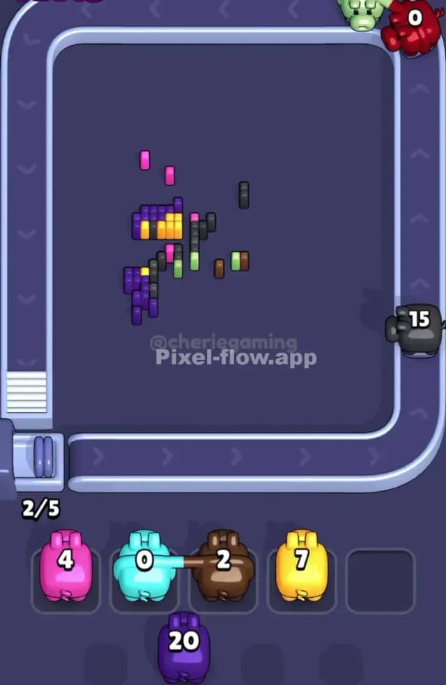Pixel Flow Level 1764 Solution 3