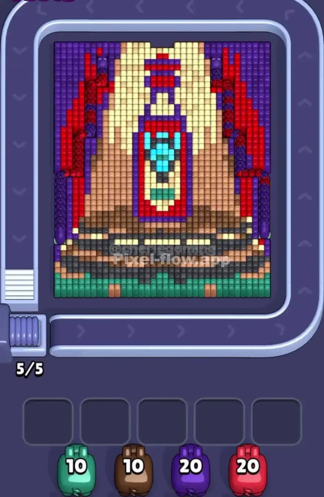 Pixel Flow Level 1626 Gameplay