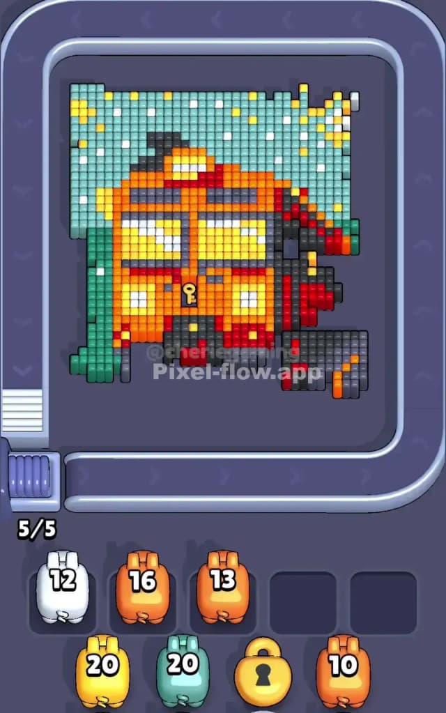 Pixel Flow Level 658 Solution 1