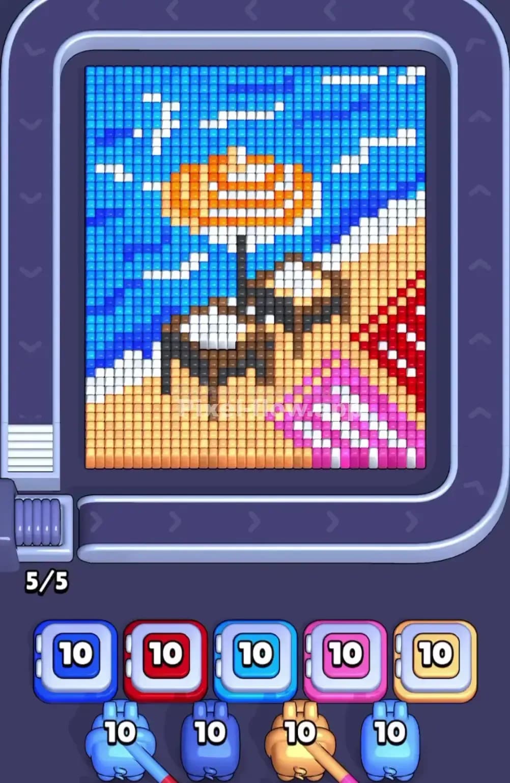 Pixel Flow Level 1847 Screenshot