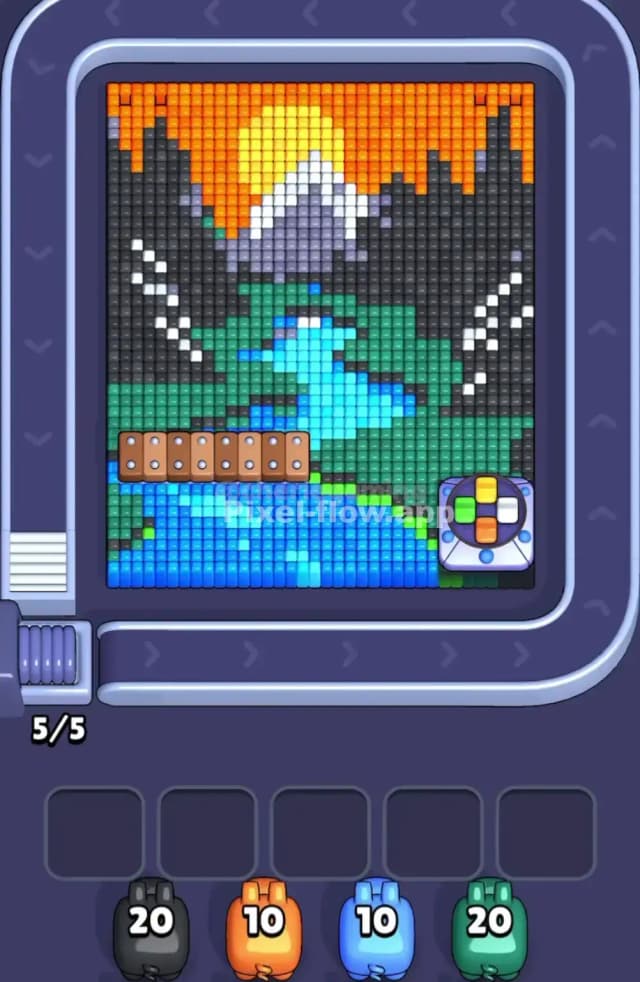 Pixel Flow Level 1806 Gameplay