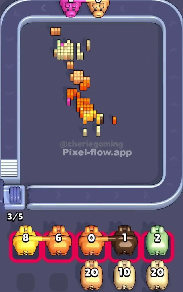 Pixel Flow Level 551 Solution 3