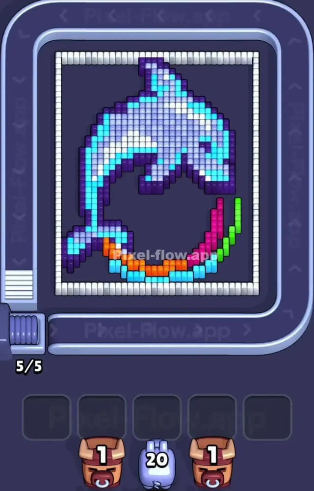Pixel Flow Level 1551 Gameplay