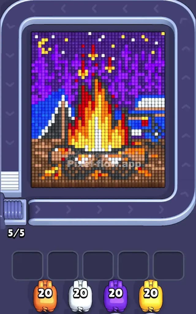 Pixel Flow Level 784 Gameplay